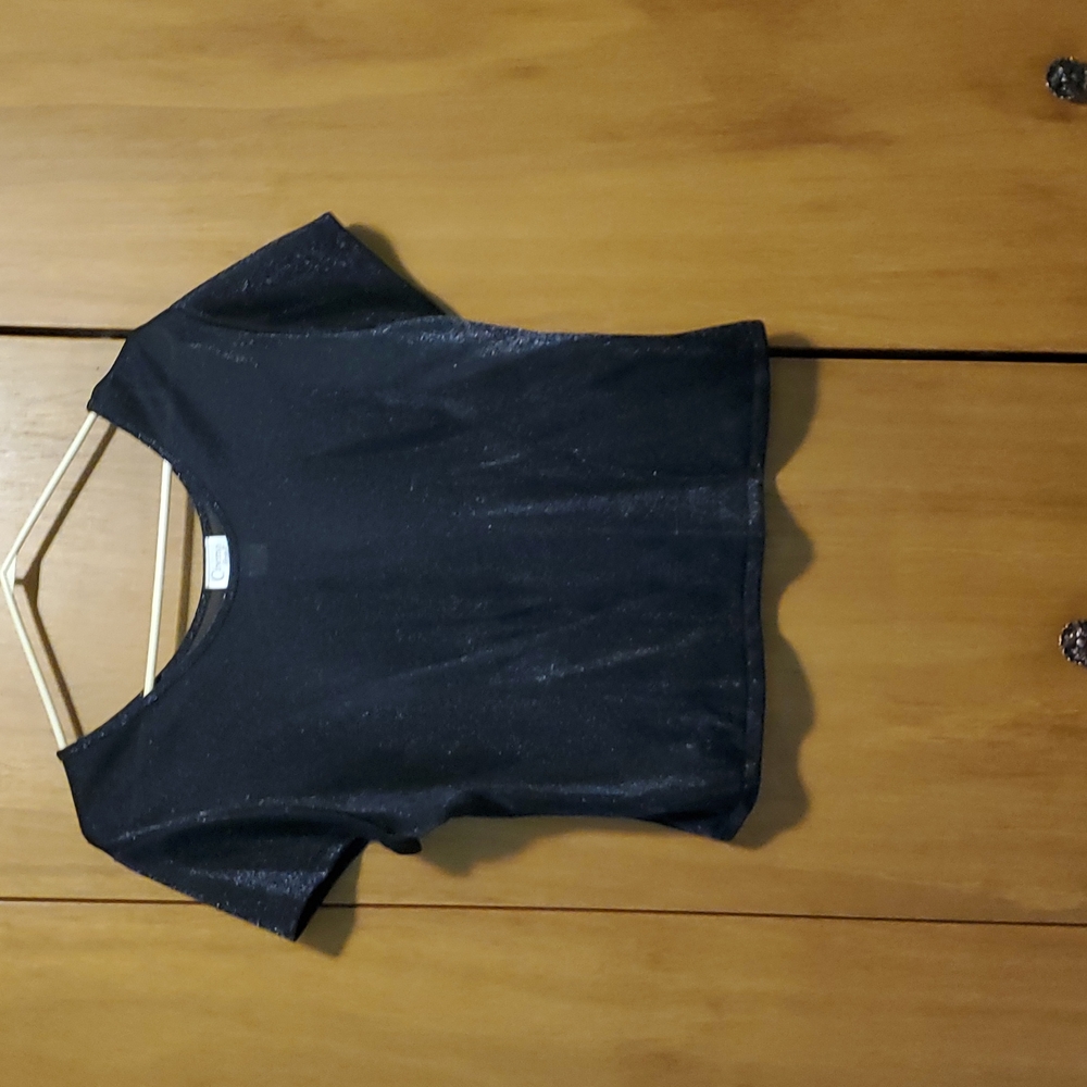 Cinema Etoile glittery vintage crop top